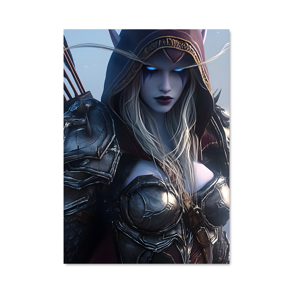 Poster Héroïne d'Azeroth – affiche World of Warcraft